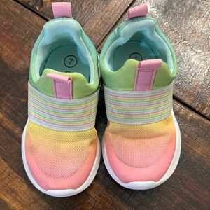 Cat & Jack Rainbow Sneakers - Size 7